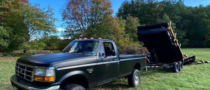 Stolen F-350 with Dump Trailer